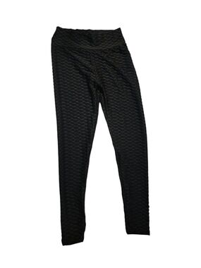 New Mix High Waisted Honeycomb Scrunch Butt Leggings, S/M